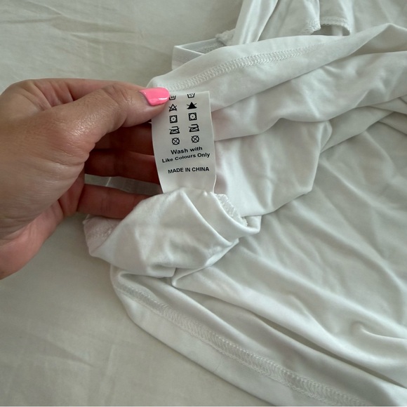 Halara White Halter Cowl Neck - Picture 7 of 8